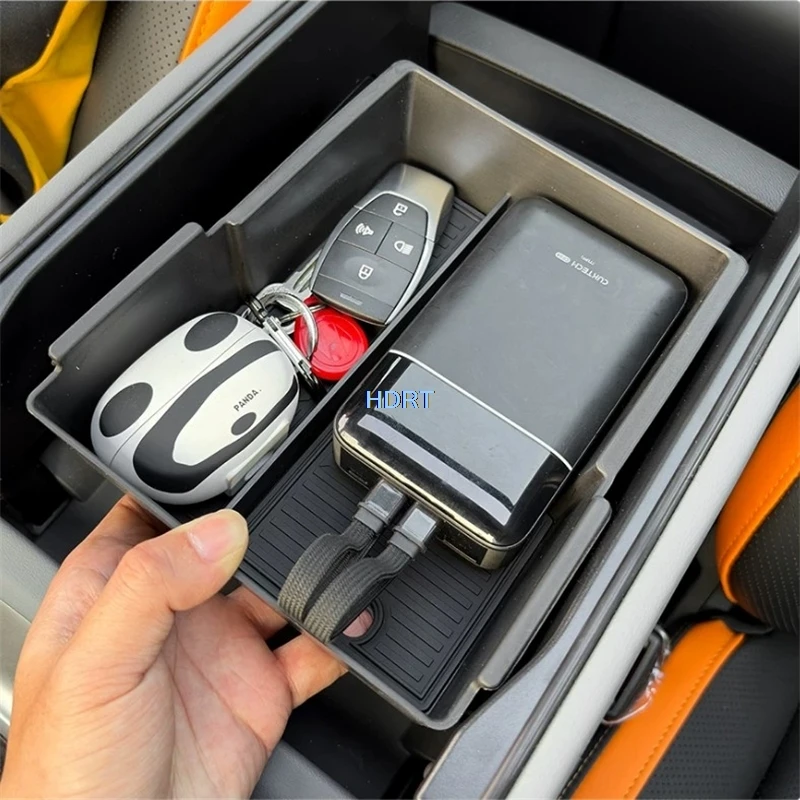 For BAIC Beijing BJ40/BJ41/ICK-X K2/Santana Cajal 2024 + Car Style Center Console Armrest Storage Box Container Organizer Cover