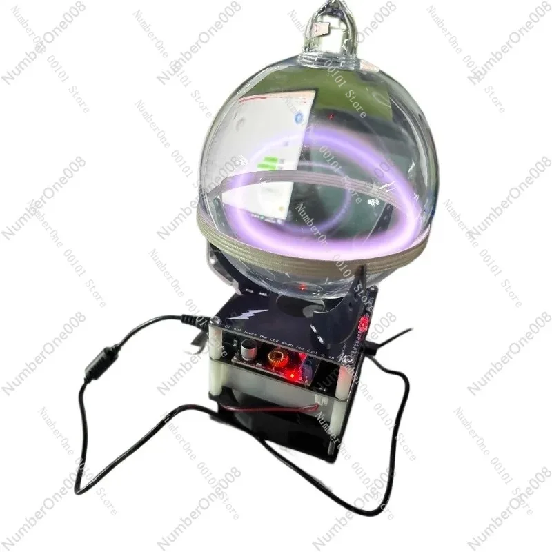 Plasma Ring Driven Plasma Sphere Kit, Luminous Xenon Ring, Circular Lamp, Circular Ion for Nuclear Fusion Light Effects