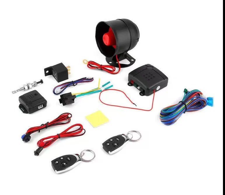 High Quality  Sound and light burglar alarm One Way Remote Control Viper 12V Car Alarm System with Keyless Entry Engine Starter