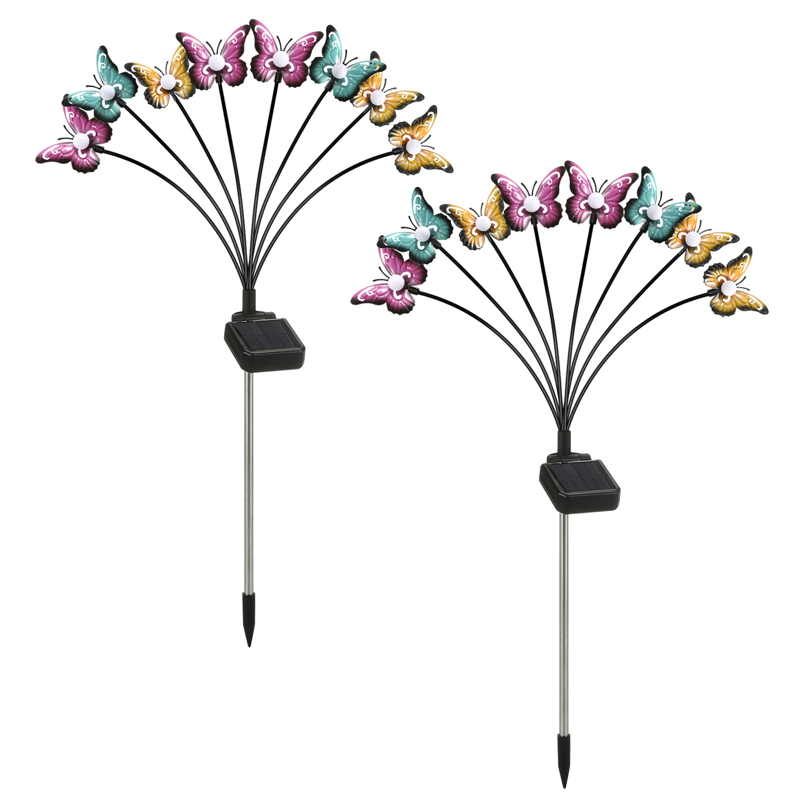 

Солнечные садовые светильники «Парящие бабочки» IP65, водонепроницаемые, для наружного освещения дорожек, двора, патио, газона