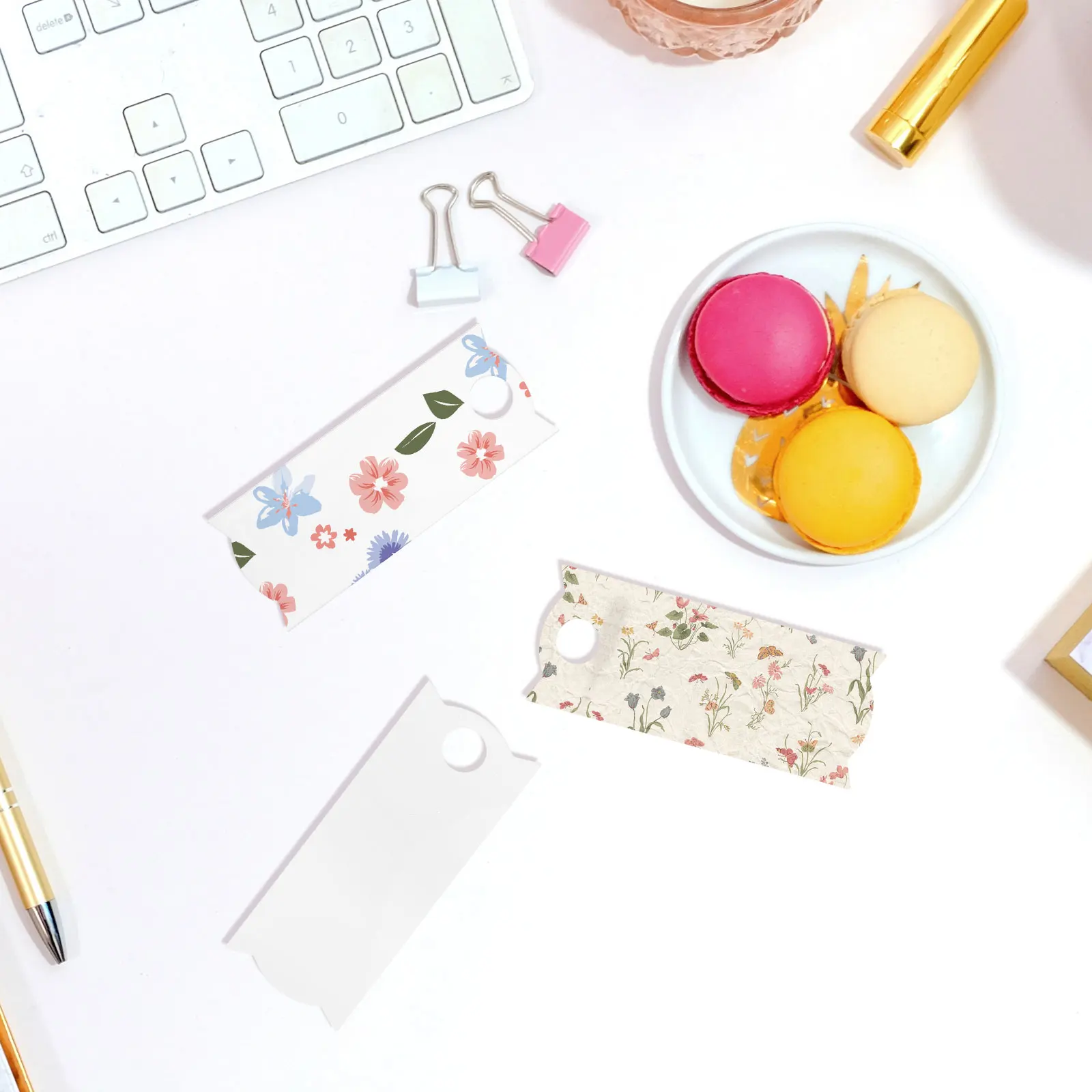 

6Pcs Blank Bottle Cap Name Plates DIY Metal Name Id Plate for Tumbler Cup Creative Decor Unfinished Card Bottle Nameplate