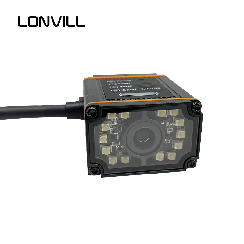 Fast Speed Stationary Qr Code Scanner Distributor Industrial 2d Barcode Reader Conveyor Belt Barcode Scanner