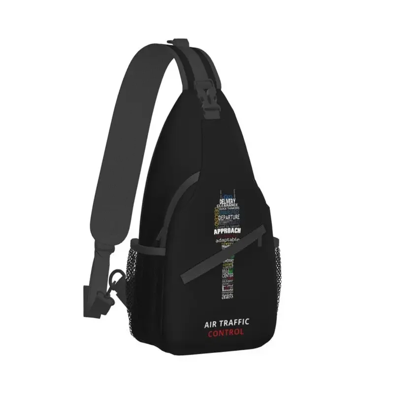 Casual Air Traffic Controller Sling Bag for Cycling Camping Men Pilot Air Fighter Chest Crossbody Backpack Shoulder Daypack