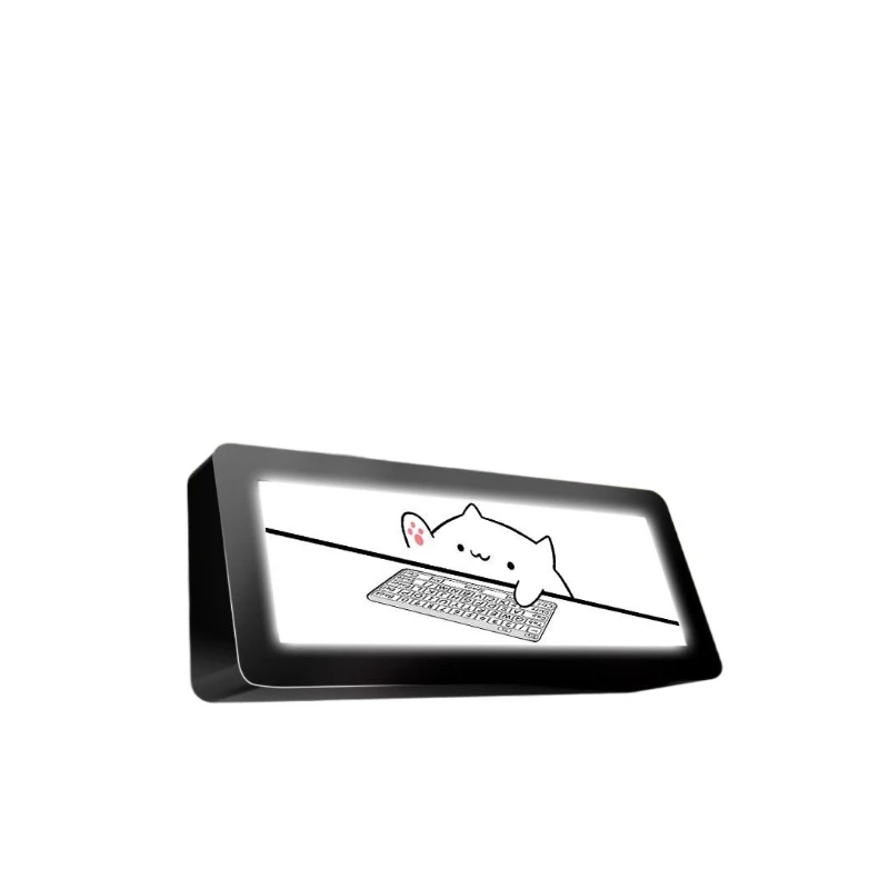 

USB secondary screen pixel clock DIY desktop ornament, smart computer monitoring birthday gift male