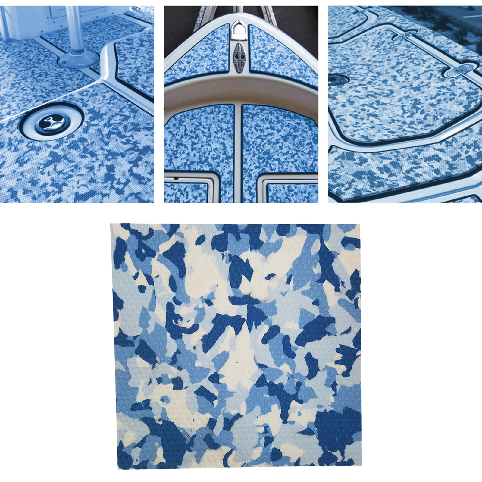 

240 * 90cm * 6mm EVA Anti Slip Pad (Blue Camouflage)