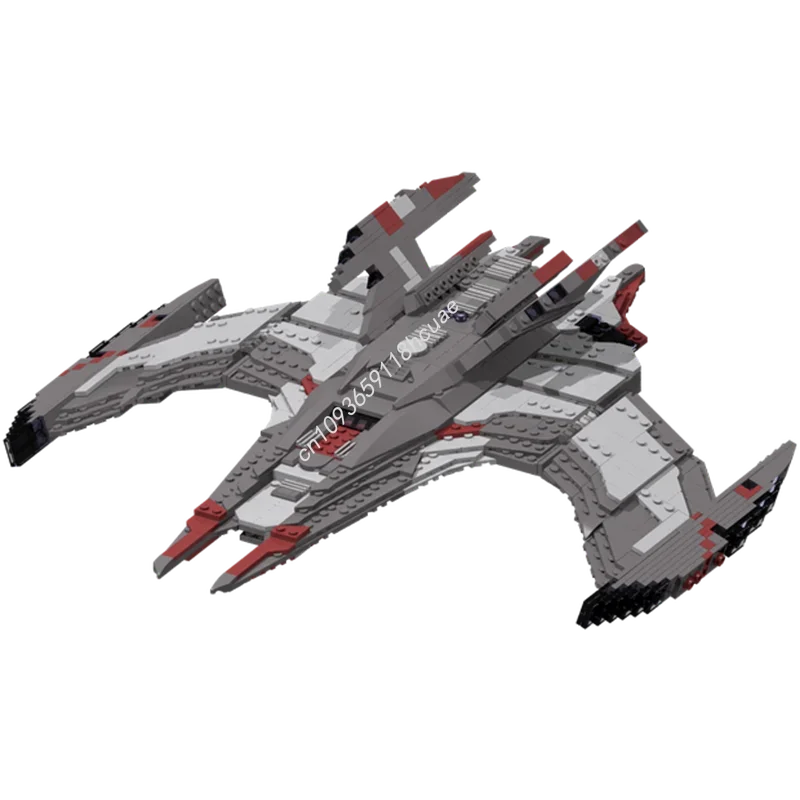 1174pcs MOC Jem'Hadar Battlecruiser Smooth Edition  Building Blocks Logical thinking up Space imagination up Christmas toy Gift