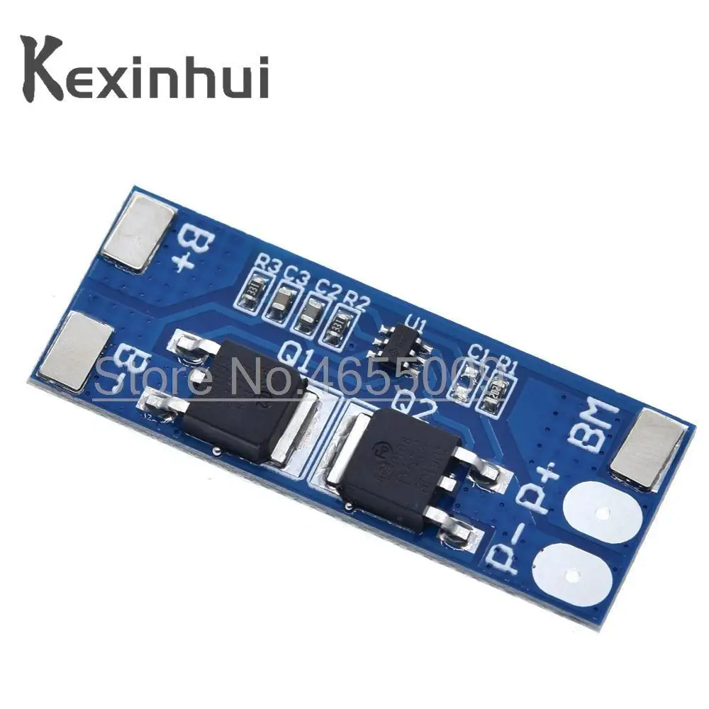 2S 8A Li-ion 7.4v 8.4V 18650 BMS PCM 15A Peak Current Battery Protection Board bms Pcm For Li-ion Lipo battery Cell Pack