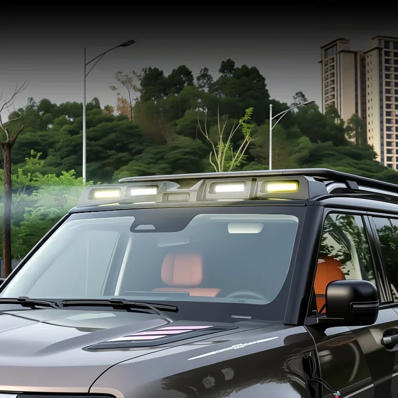 Fit for GWM Haval H10 2026 Car Roof Spotlights Multifunctional Spoilers Car Exterior Upgrade Sports Style Modification Supplies