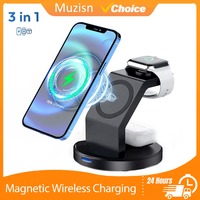 3 in 1  Fast Charging Station Wireless Charger Stand Mobile Phone Holder for Phone 16 15 14 13 12 Pro Max Apple Watch AirPods