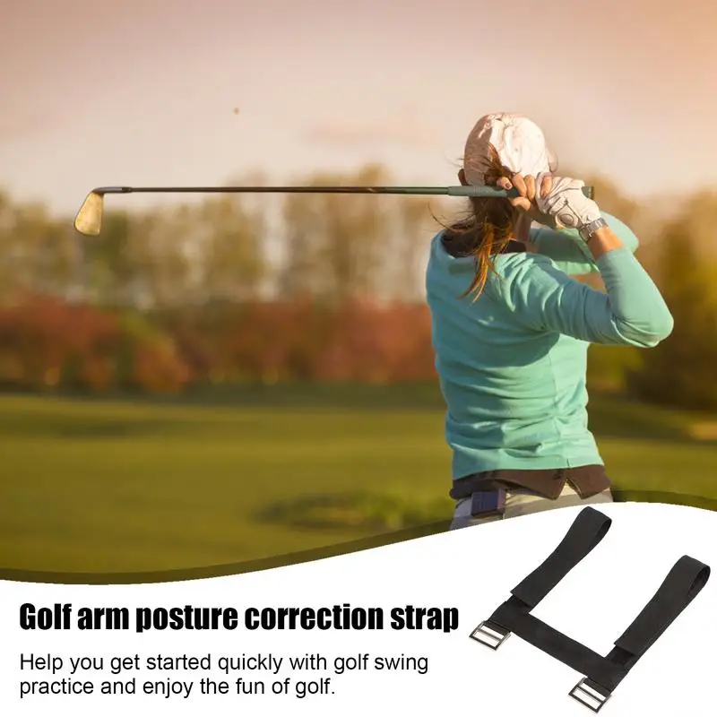 Golf Swing Trainer Assist Posture Swing Band Golf Aid For Swing Training Between Arms Correction Belt Swing Hand For Golfer