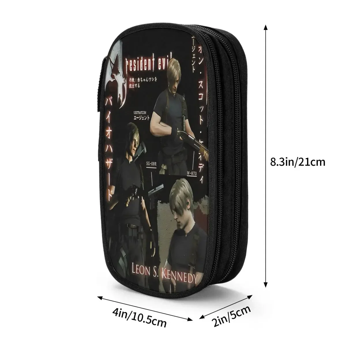 Resident Poster Eviled Pencil Cases Game Umbrella Pencilcases Pen Box for Girls Boys Large Storage Pencil Bags Students School view 6