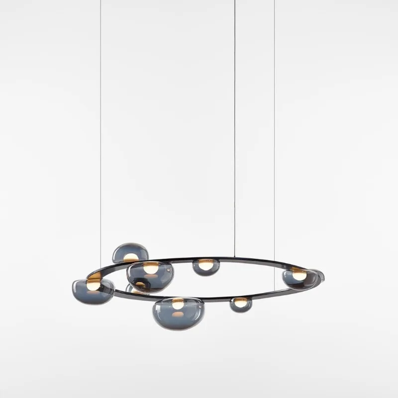 Pendant light designer circular bedroom chandelier postmodern living room chandelier y