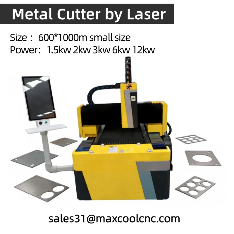 Small Portable 6090 6010 Metal Laser Cutting Machine High Accuracy Steel Plate Cnc 2kw 3kw Fiber Laser Cutting Machine Price