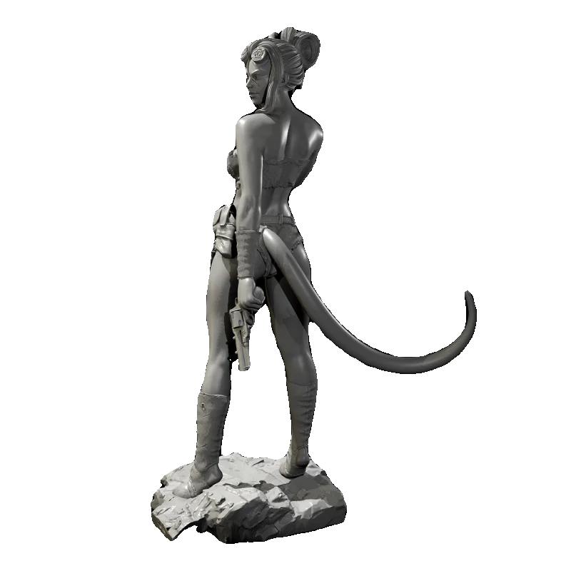 50mm 60mm 75mm Resin model kits figure beauty colorless and self-assembled 3D Printing TD-6625/3D