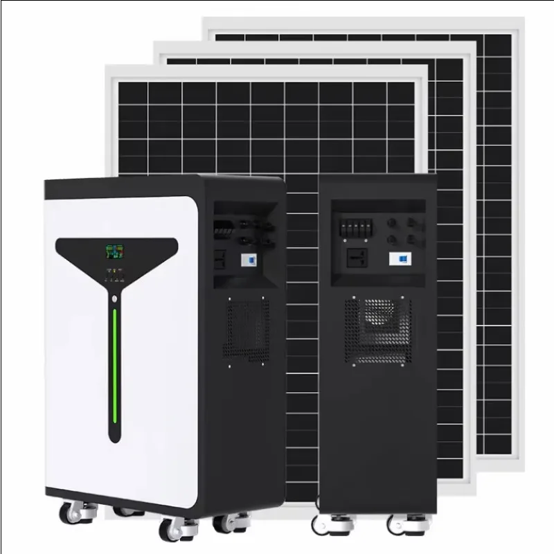 High Efficiency Off-Grid Home LiFePO4 Solar Power System Kit 3-10kW MPPT Controller Pure Sine Wave Inverter 5000W 8kW 10kW