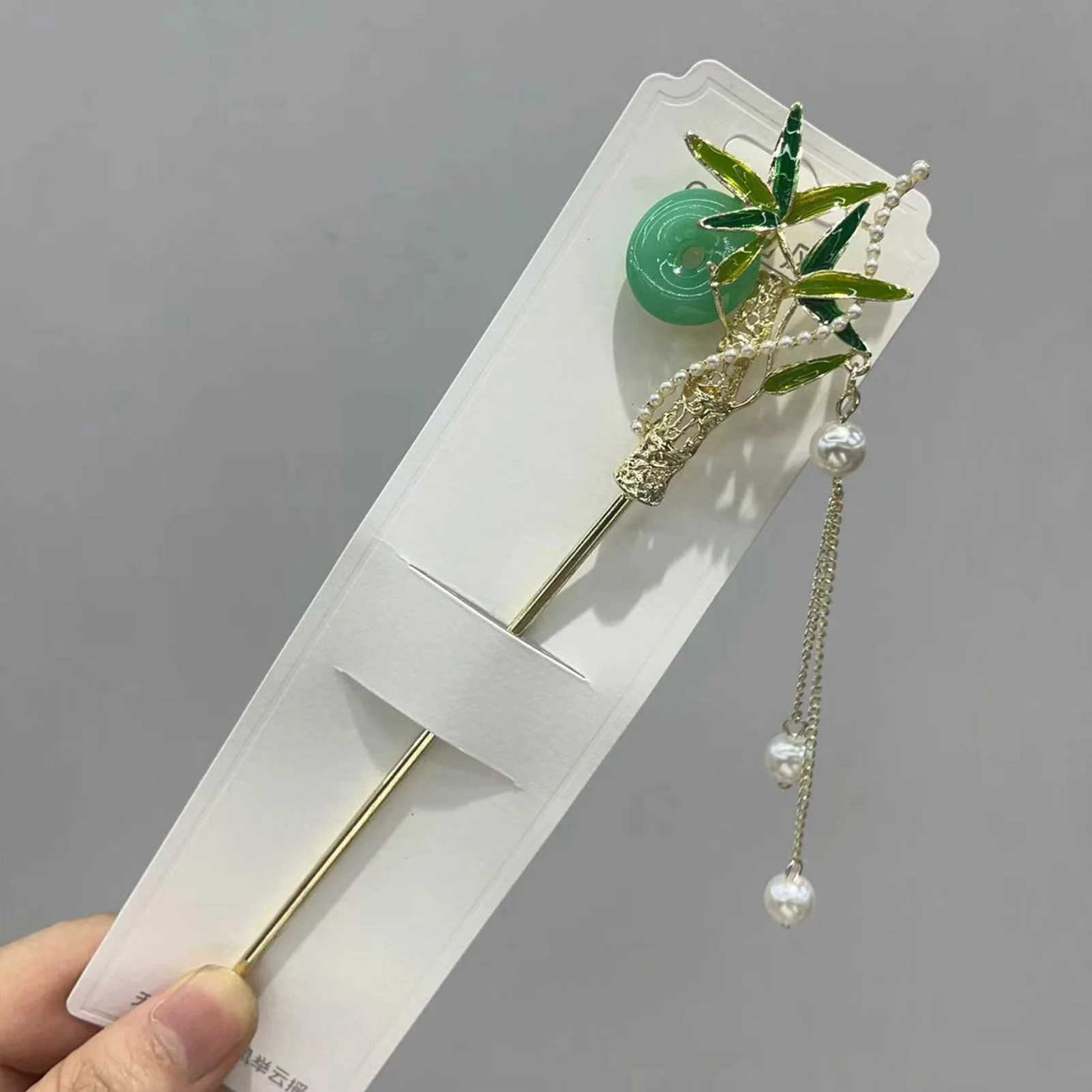 Oude Chinese Stijl Haarstokken Kristal Haarspeld Eetstokjes Voor Vrouwen Parel Hanger Haarsluiting Vorken Oude Hoofddeksel Gift