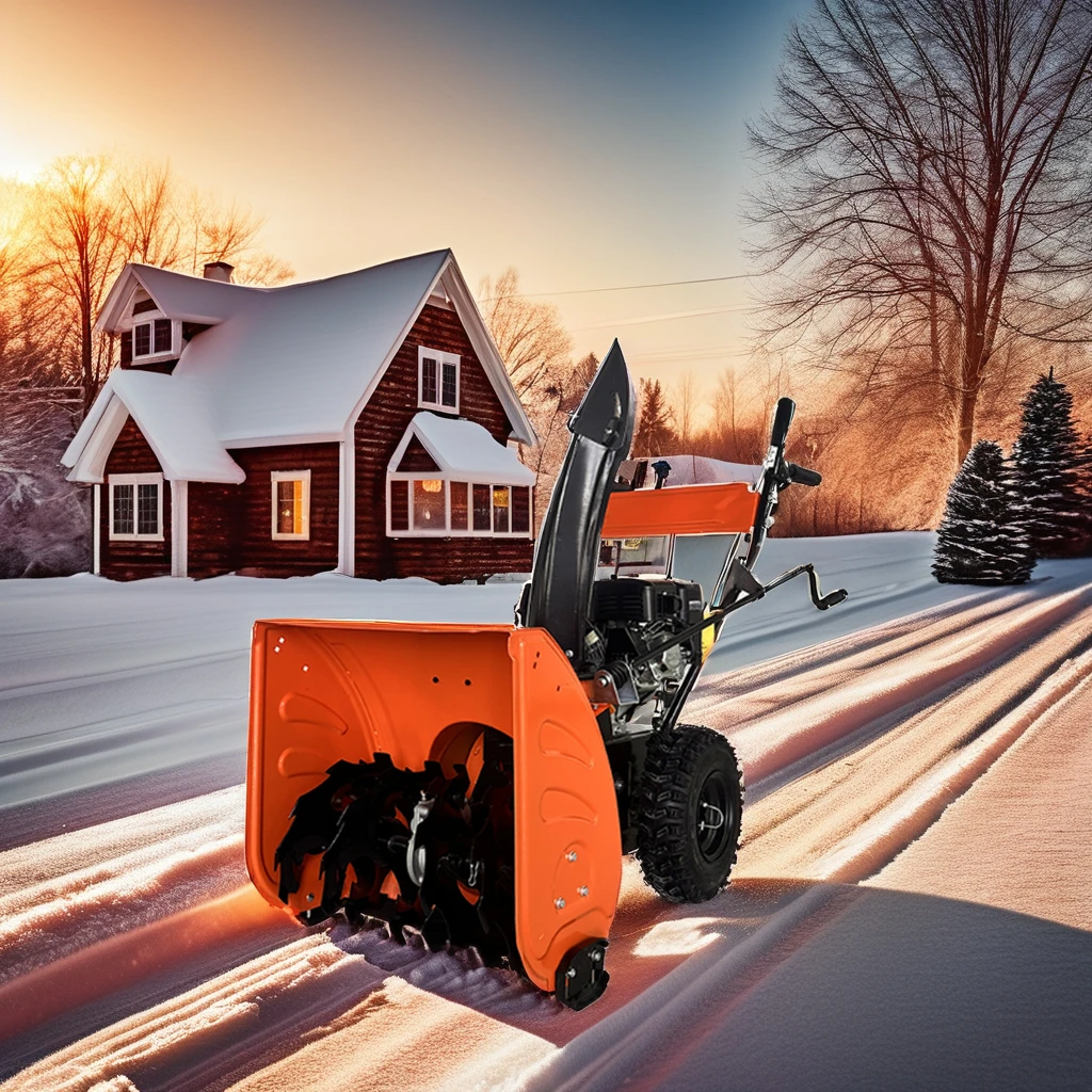 High-quality Multi Functional Snow Removal Machine Convenient Home Use Snow Sweeper Snow Plow