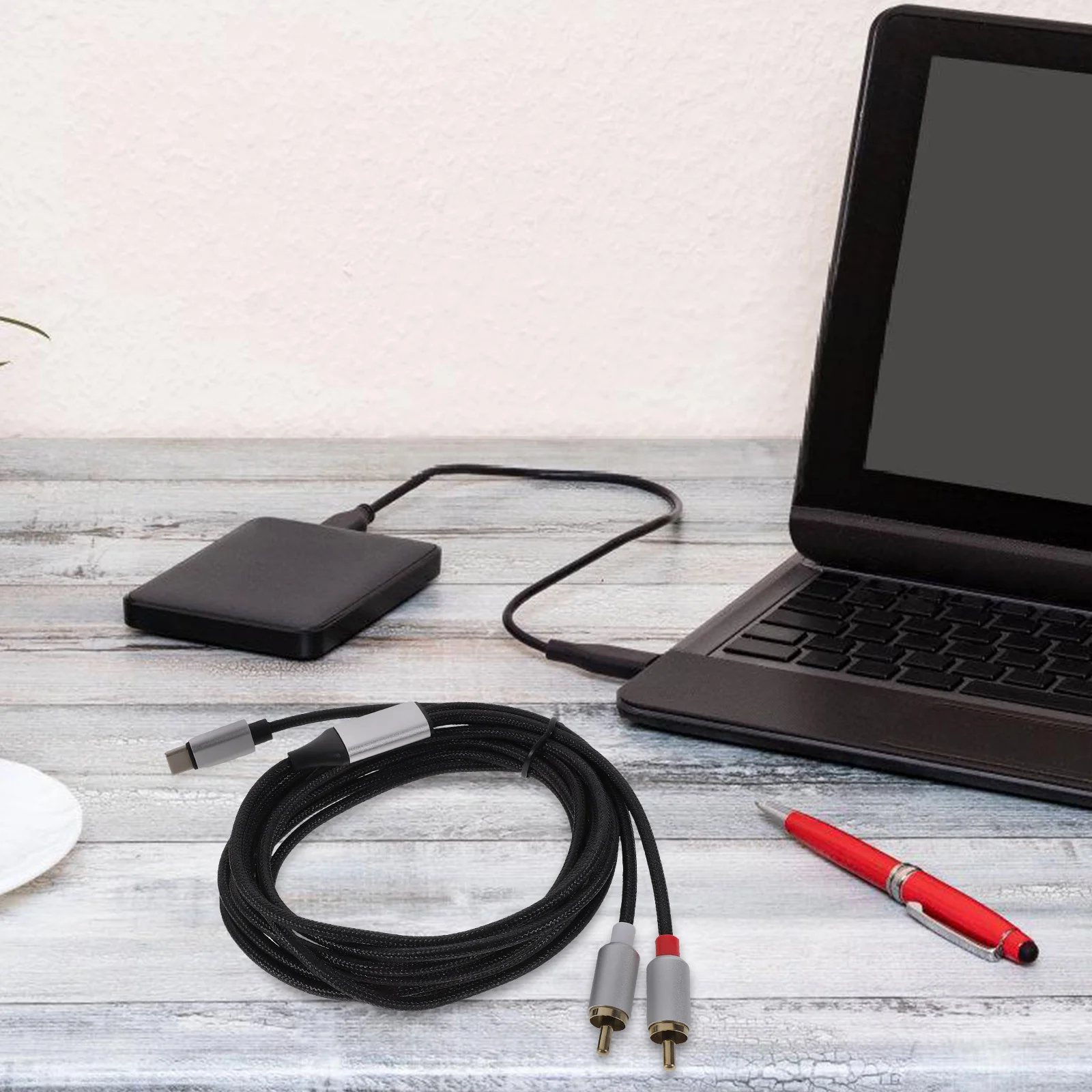 Usb C To Double Rca… - image