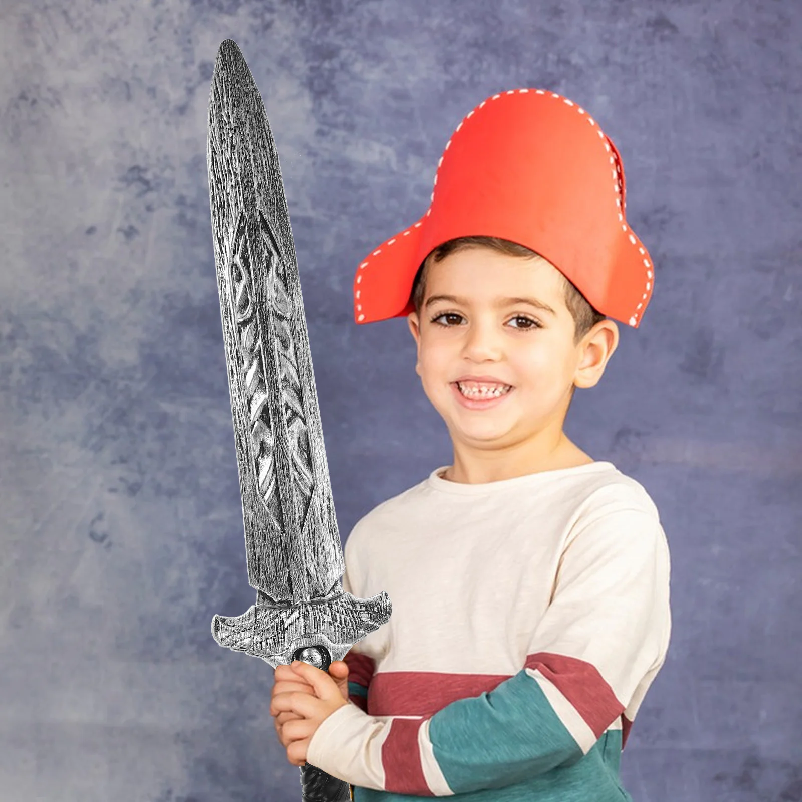 

Simulated Roman Sword Prop Wide Blade Wear-Resistant Plastic For Halloween Party Cosplay Gathering Game Sword Plaything