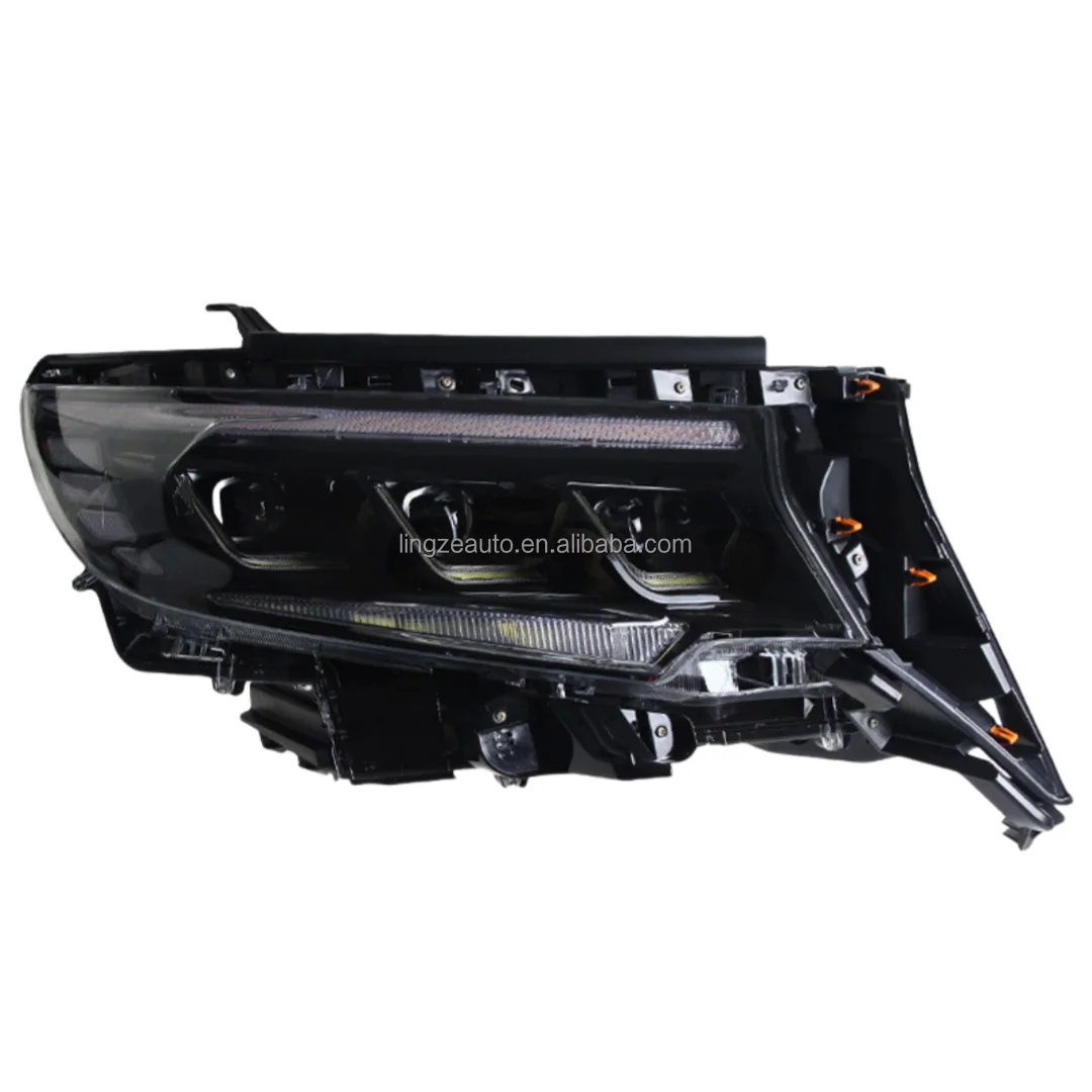 Refit for Toyota Land Cruiser Prado Headlight 2018-2022 Prado Toyota Headlamp Assembly PRADO J150 LED Headlights Plug and Play C
