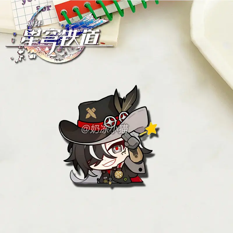 Boothill-Broche Anime Honkai Star Rail pour Femme, Danemark ges, Dessin Animé Créatif, Broches Cosplay Kawaii, Accessoires de Sac, Mode