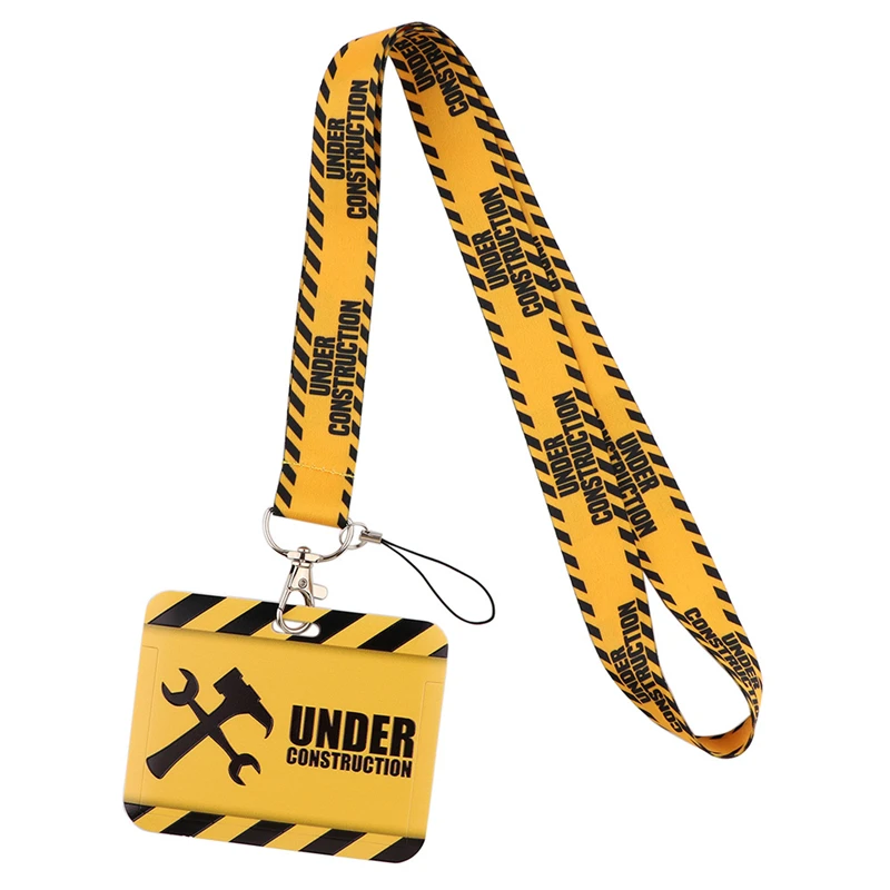 Fireman Fashion Lanyard ID Badge Holder Bus Pass Case Cover Slip Bank Credit Card Holder Strap Card Holder