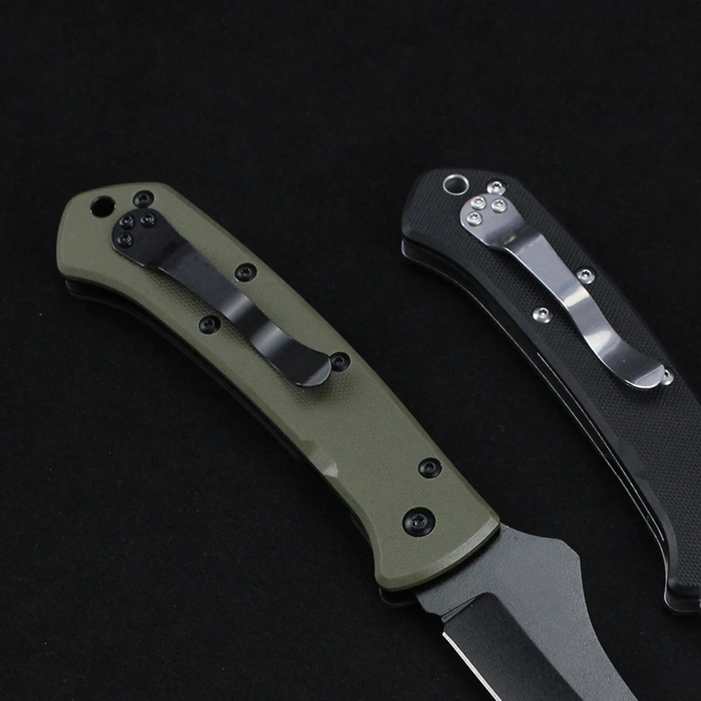 C46 포켓 접는 칼 M390 블레이드 G10 핸들 야외 캠핑 과일 칼 전술 생존 사냥 칼 EDC 도구 잭 나이프