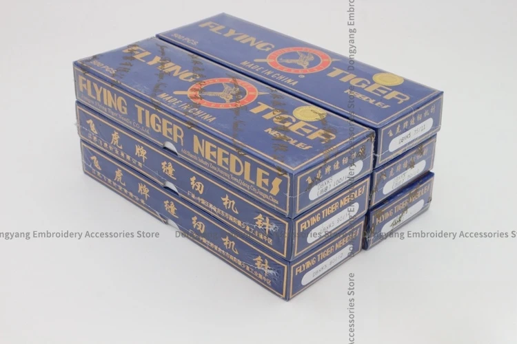 100pcs Flying Tiger Sewing Needles DBXK5 DB*K5 9 10 11 12 14 16 Needles for Tajima Barudan Swf Feiya Zsk Domestic Embroidery