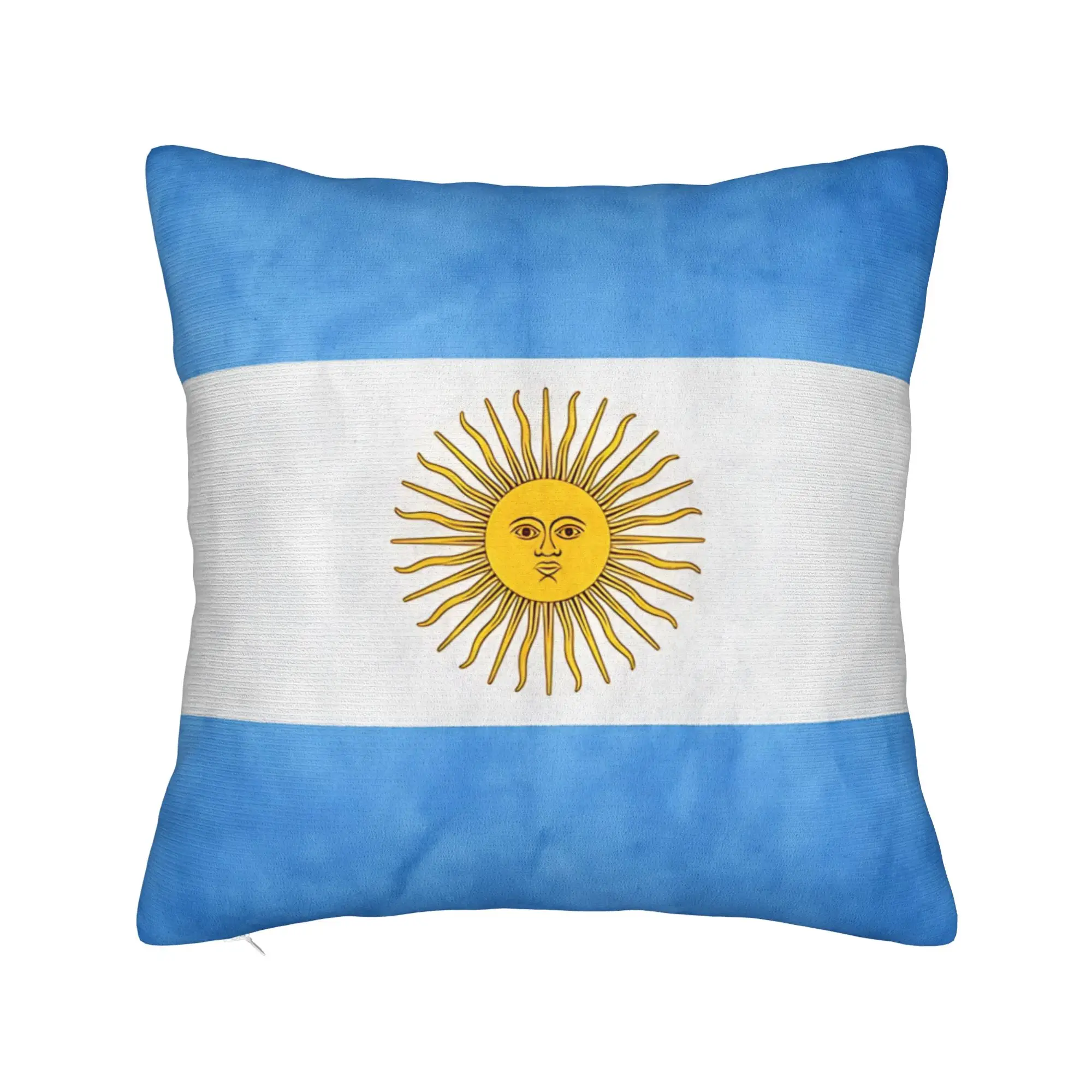Argentina  Argentinian Flag  National Flag Of Argentina  Pillow Case Pillow Cover For Office Car Home Decor Novelty Pillowcases