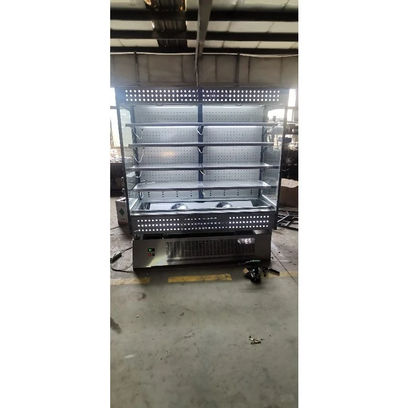 6 foot open freezer, cold air supermarket freezer, open freezer, commercial display refrigerator.