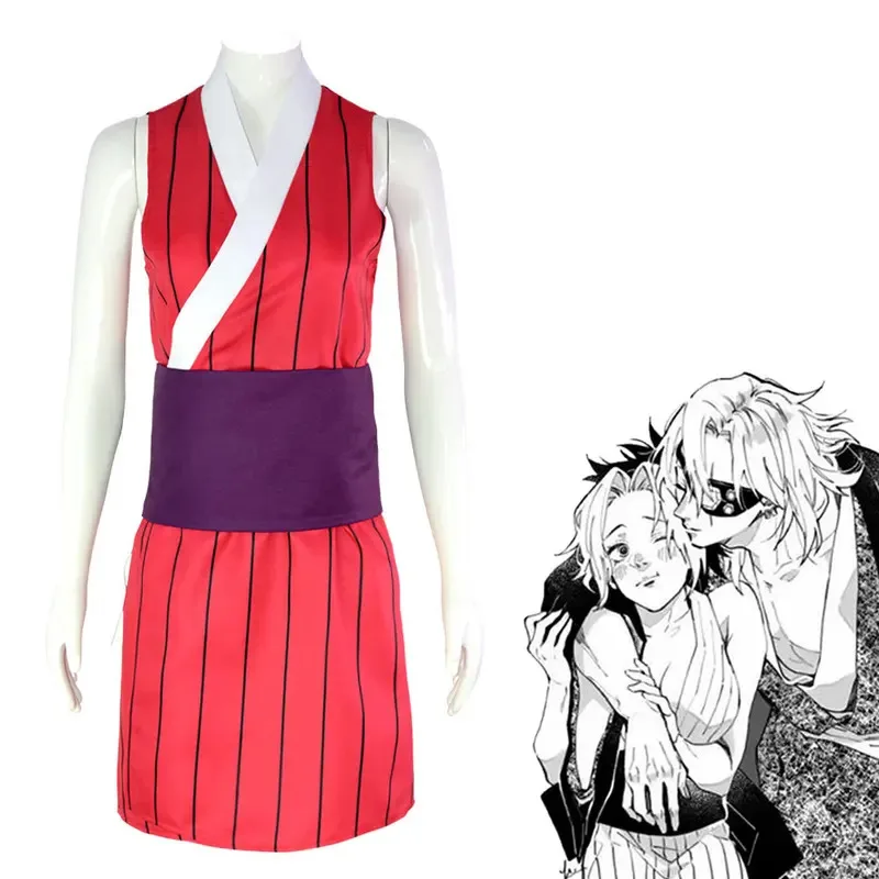

Sound Hashira Tengen Uzui Косплей - Entertainment District Arc Outfit с аксессуарами Suma, Makio, Hinatsuru - Идеальный подарок jd;2