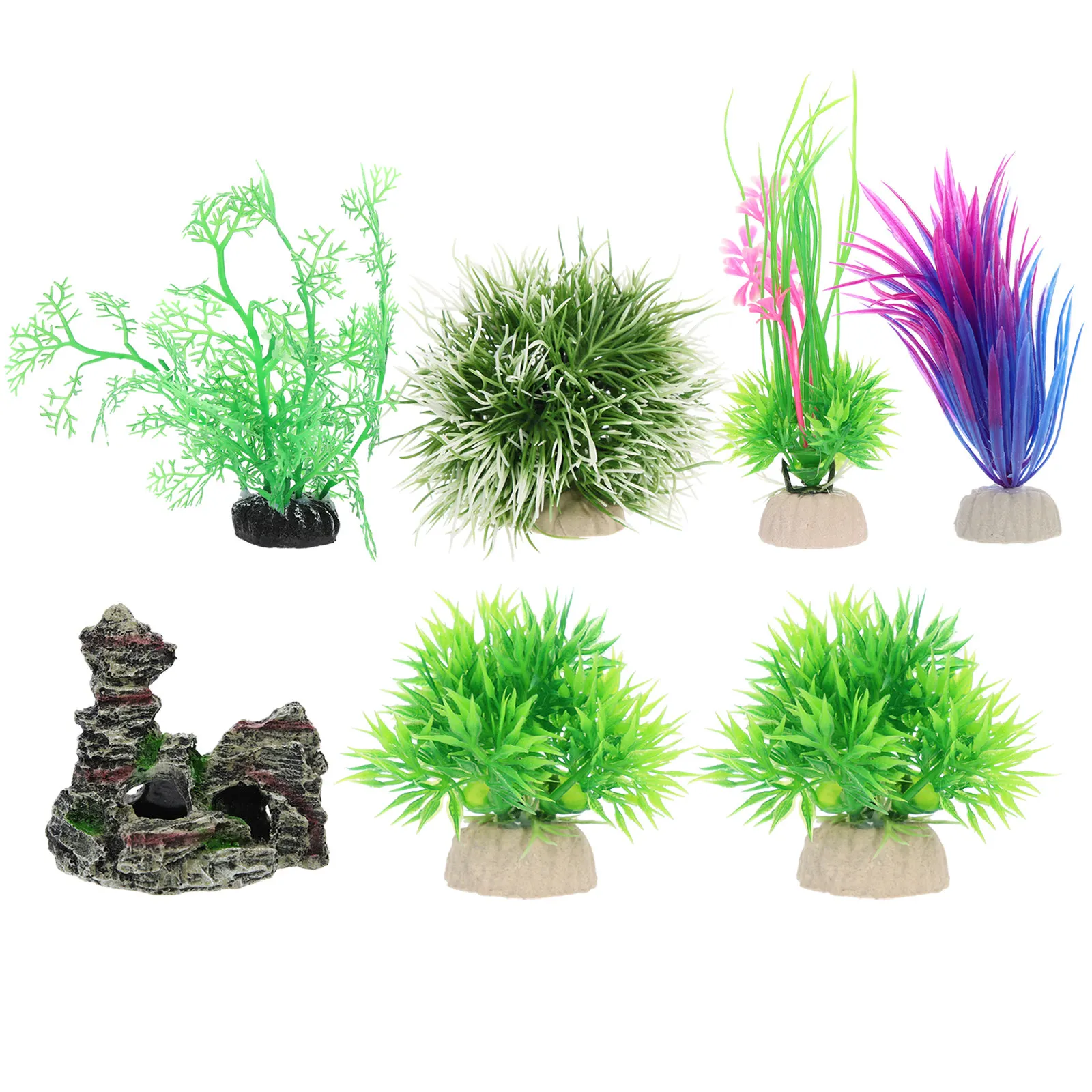 1Set Fish Tank Decoration Kit  - Planted Aquarium Tank Kit ulasan dan harga
