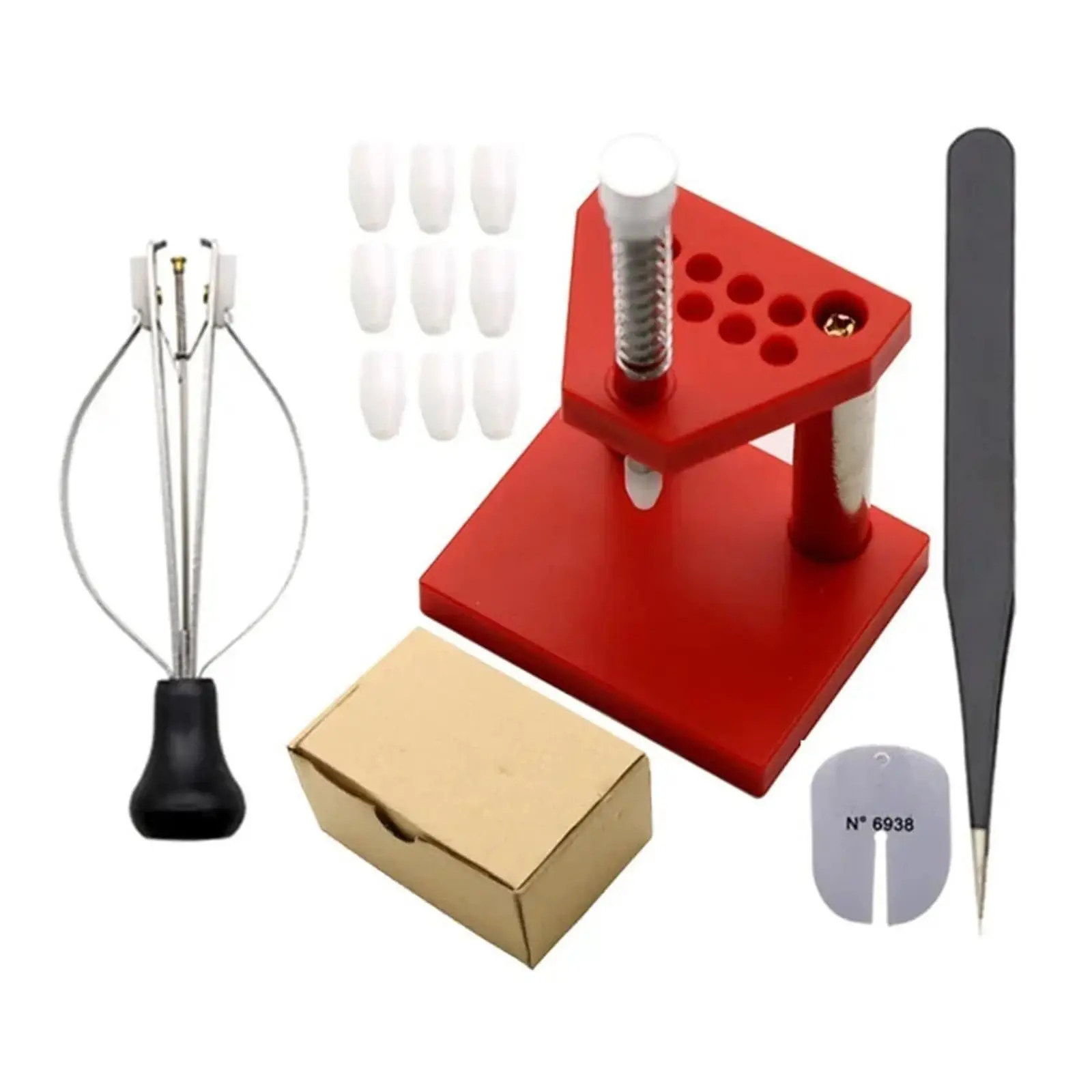 Watch Hand Needle Remover Presser Portable Wristwatch Plunger Puller Accurate Parts Watchmaker Repair Fittings Tools Red Machine