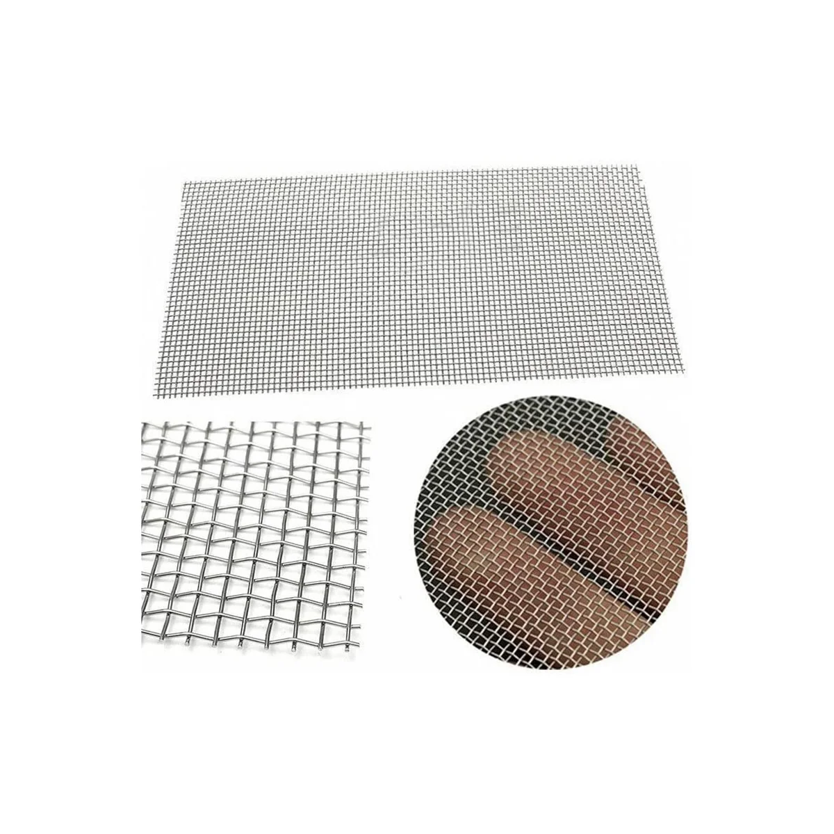 Malla de soldadura de plástico, malla de alambre de acero inoxidable para reparaciones termoplásticas, Kit de soldadura de plástico, 10 piezas