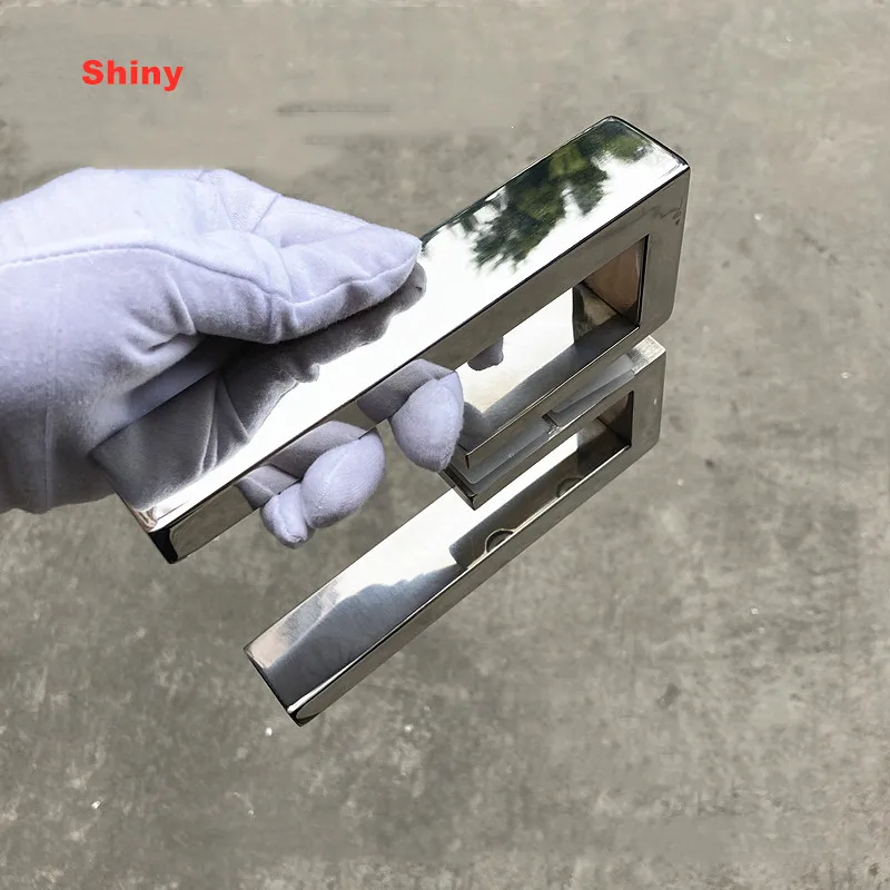 Imagem -02 - Maçaneta de Porta de Vidro de Chuveiro de Madeira Acessórios do Banheiro Sj3046 Aço Inoxidável