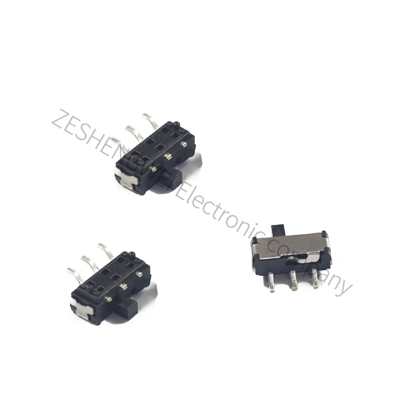 20PCS MSK-22D14(1P2T) 9*3.5*3.5mm Side SMD Slide Toggle Switches 2 Gear 3PIN Handle:2MM