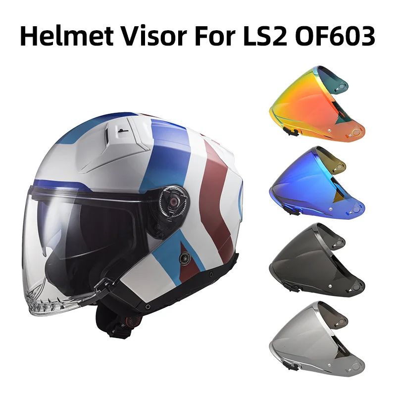 Helmet visor for LS2 OF603 Infinity II Helmet Lens Color-option Sun Protection UV Protection Helmet Visors of603 accesorios moto