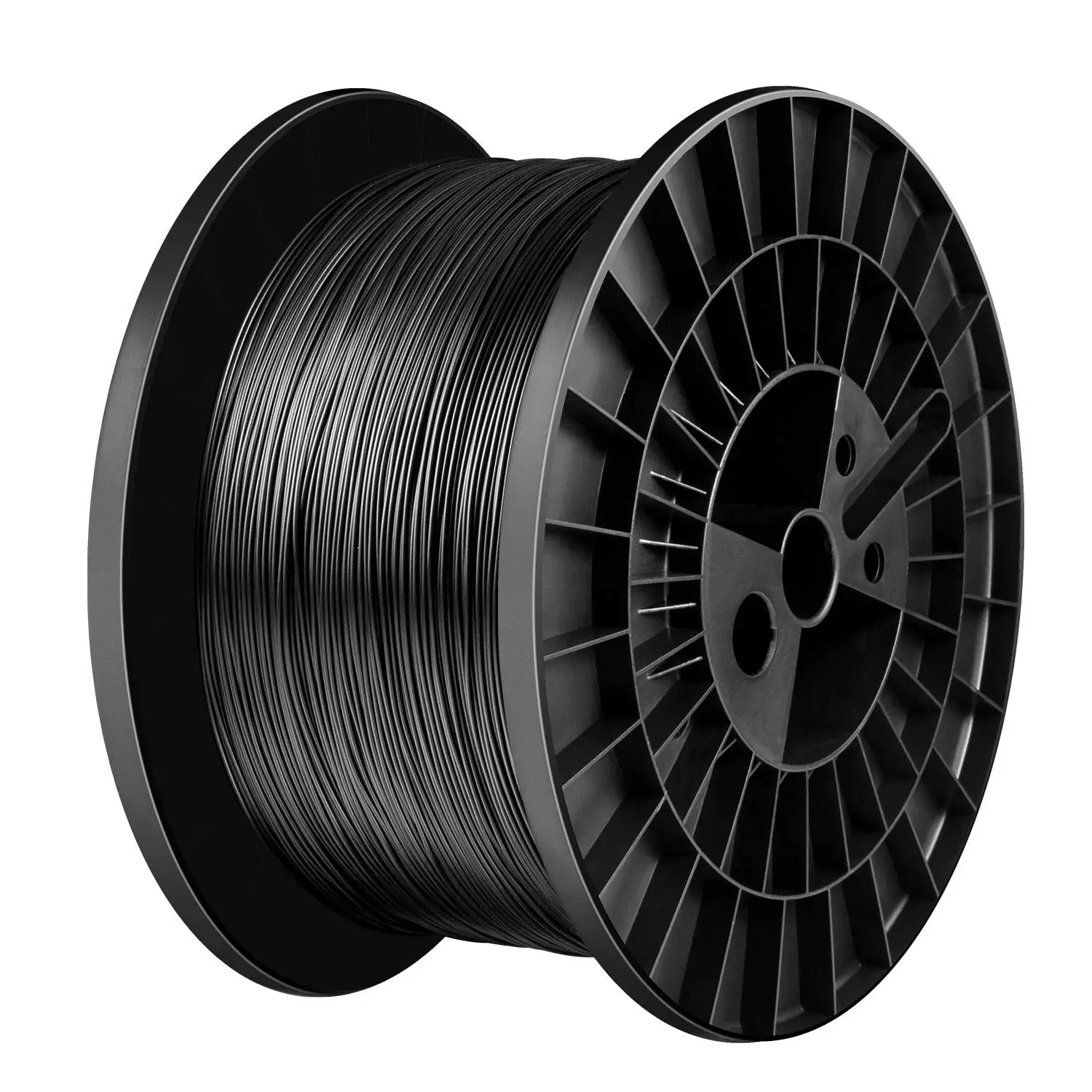 

1.75mm PLA 3D Printer Filament, 5kg Spool, Dimensional Accuracy +/-0.03mm, Black Color for Smooth Printing