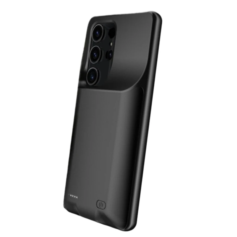 For Samsung Galaxy S23 Ultra 6000mAh 10W Wireless Charging Power Bank Slim Portable Battery Charger Case