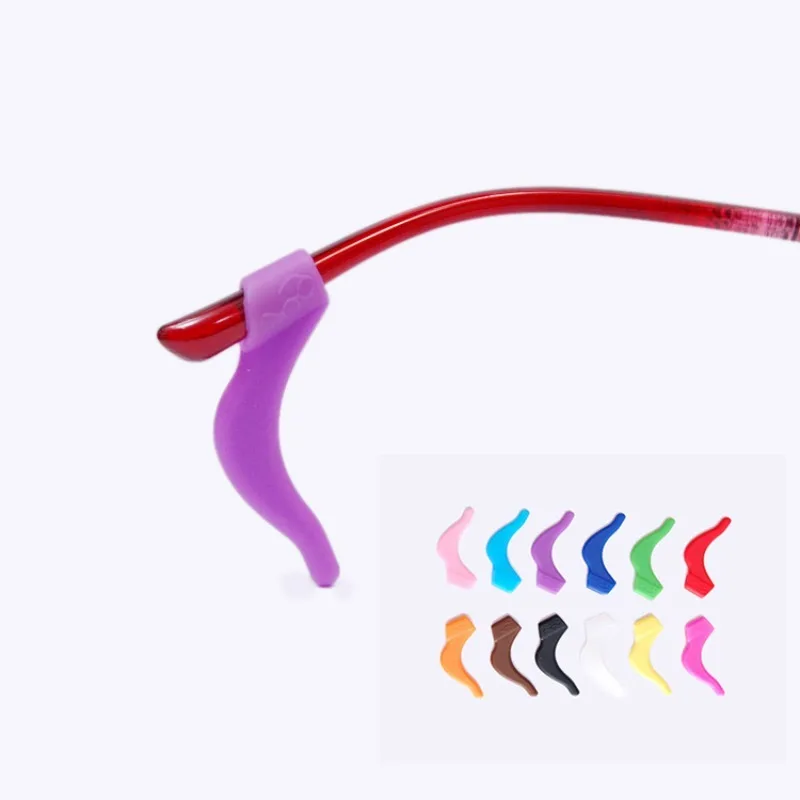 

1pair Anti-slip Silicone Ear Grip High Quality Eyeglasses Leg Ear Hook Stopper Bracket Fastener Accessories Eyewear Holder