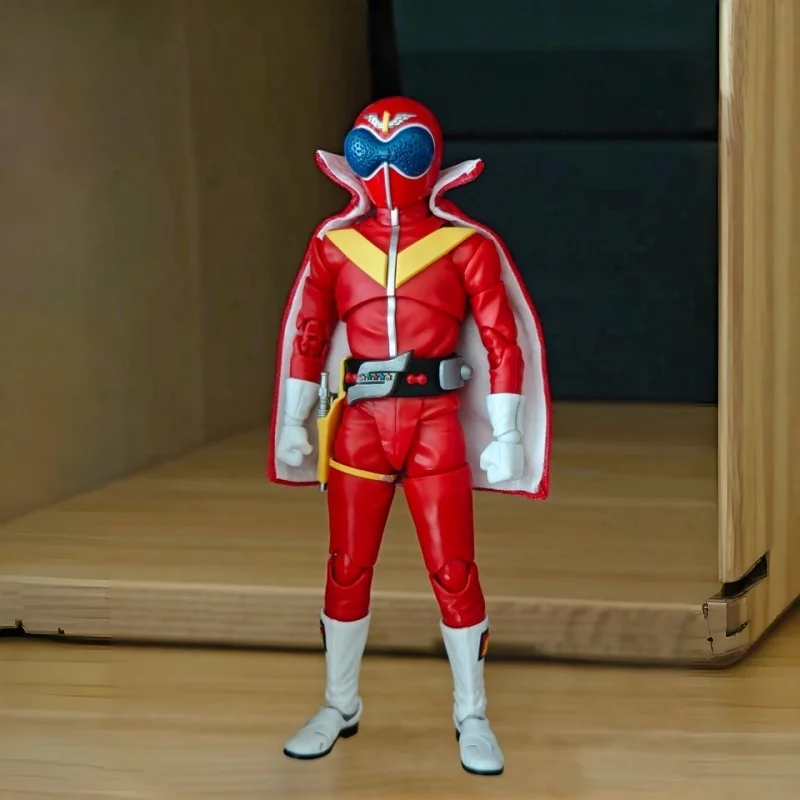 Коллекционная фигурка Bandai SHF Shinkocchou Seihou Akarenger Super Sentai к 50-летию, модель-игрушка, подарок для фанатов