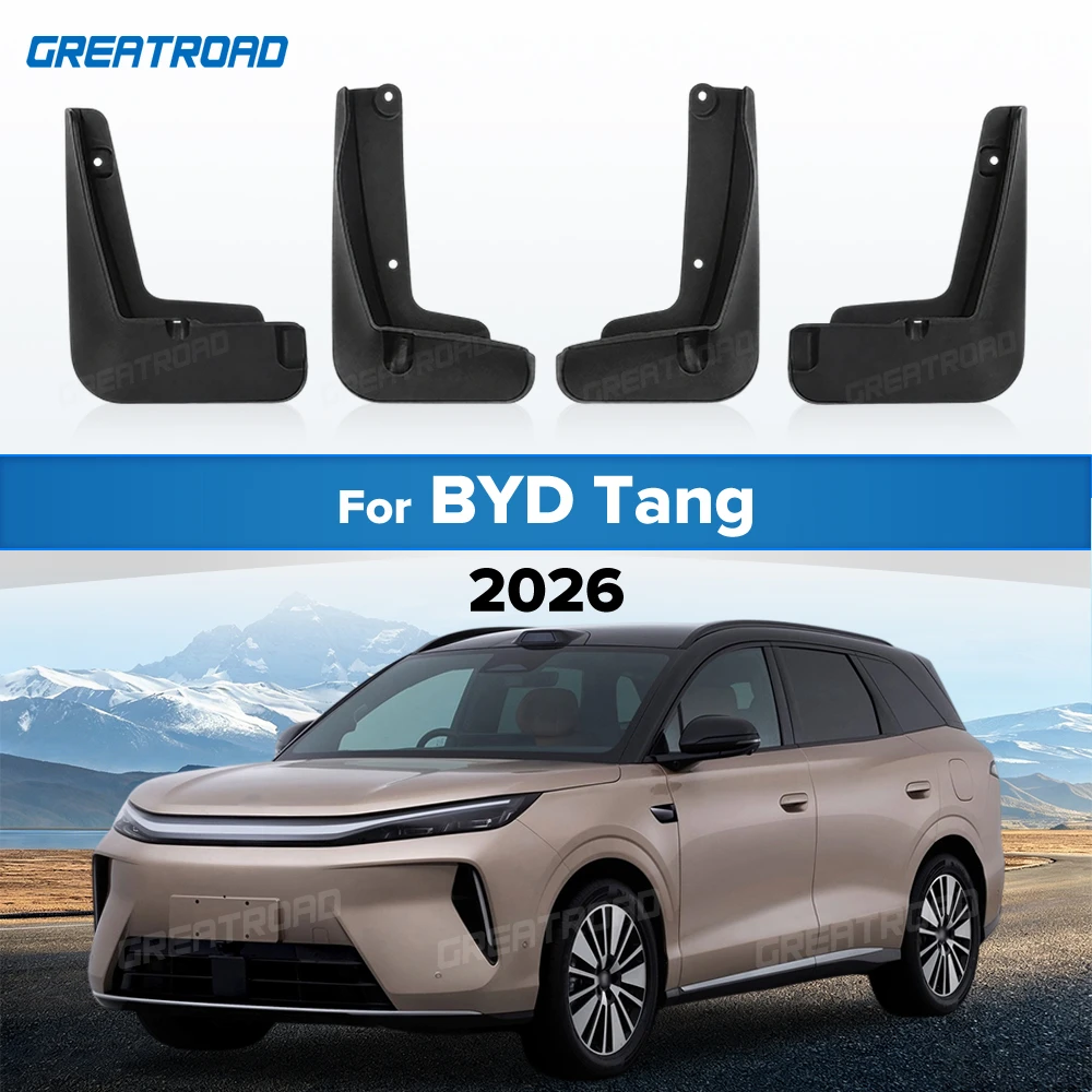 For BYD Tang 2026 Fender Mudflaps Splash Guards Mudguards Mud Flaps car Accessories
