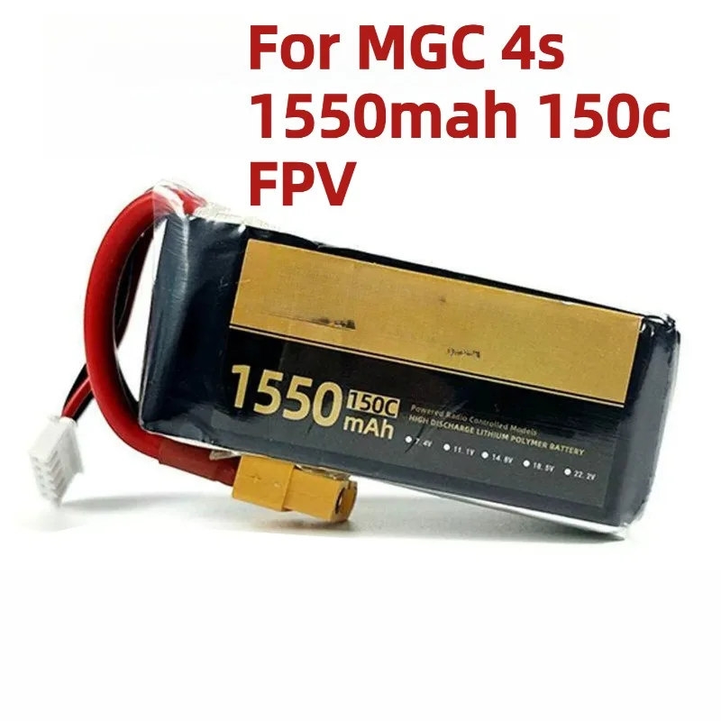 

For MGC 4s 1550mah 150c FPV Ride Through Competition Violent Polymer Lithium Battery Flower Flying