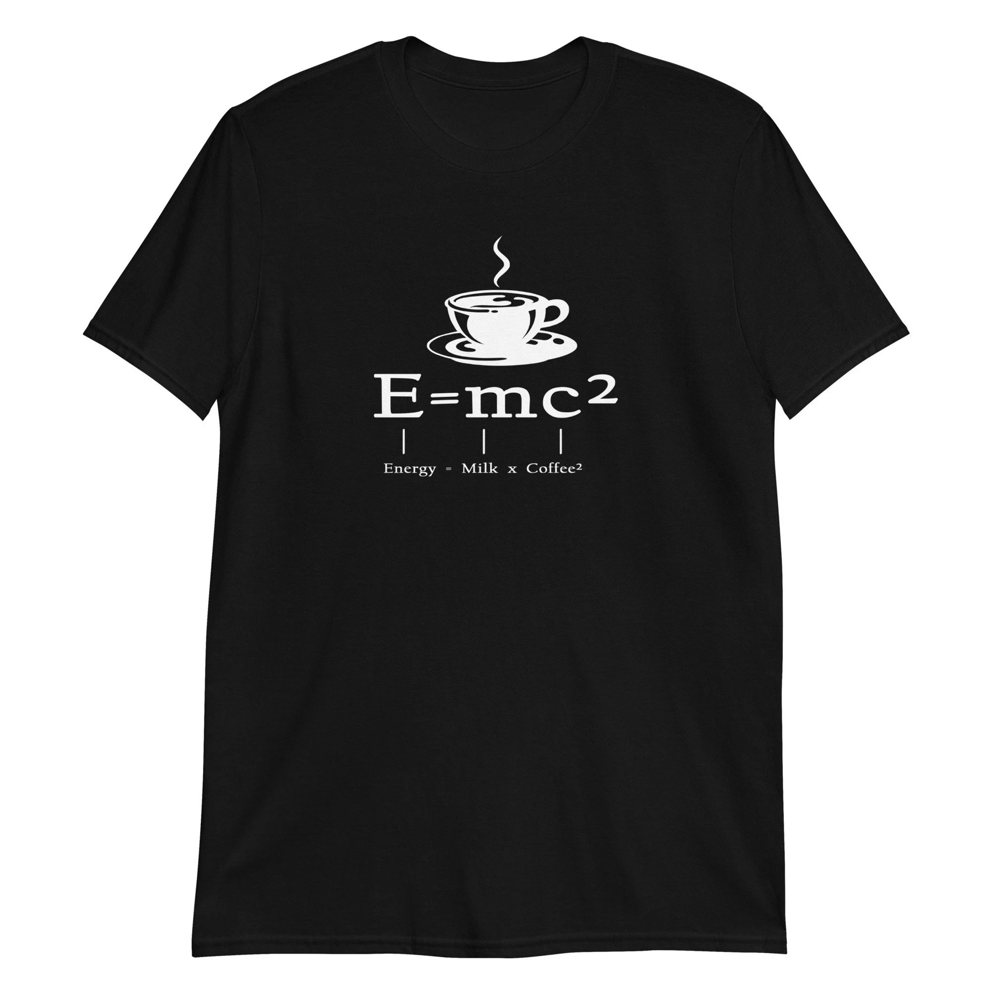 2026 New Coffee T-Shirt Einstein T-Shirt Science T-Shirt Math TShirt Comfortable and Breathable for Daily Use Men Women Clothing