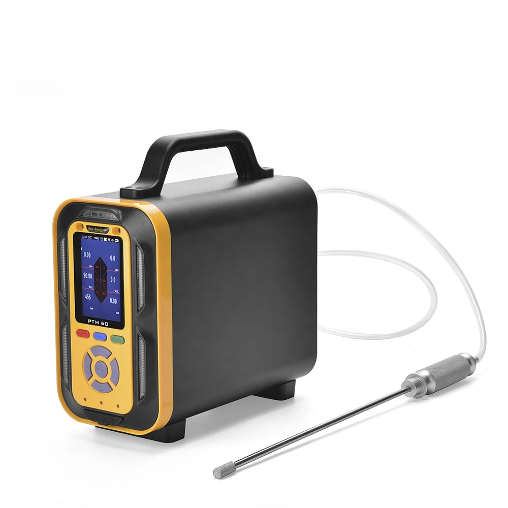 Zetron 실험 장비 연소 가스 분석기, 합성 가스, CO, CO2, O2, CH4, NOX, 100% VOL, PTM600