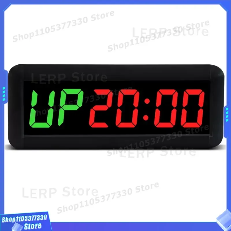 Jhering 1.5 Inch Classic Digital Timer LED Portable Countdown Clock for Gym Workout Cross Fitness Office Factory Use Portable