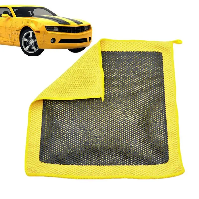 

Clay Towel Auto Detailing Mesh Microfiber Clay Bar Towel Auto Detailing Care Enhances Gloss Paint Safe Synthetic Clay Cloth Rag