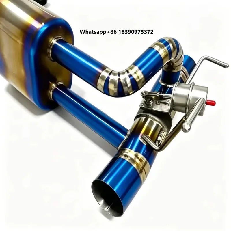 Titanium Valvetronic Rear Section Exhaust Pipe High Performance Exhaust System   h003
