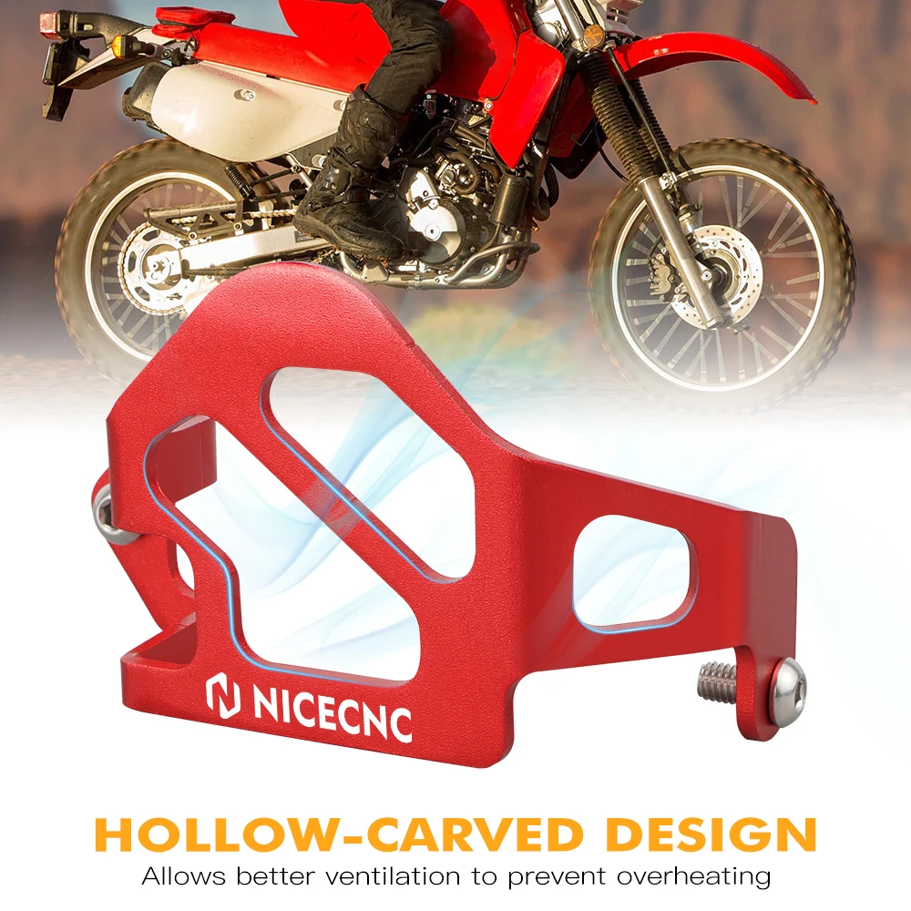 NICECNC For Honda XR650L 1993-2024 2023 2022 2021 2020 XR 650L Rear Brake Caliper Guard Cover Protector Motorcycle Accessories