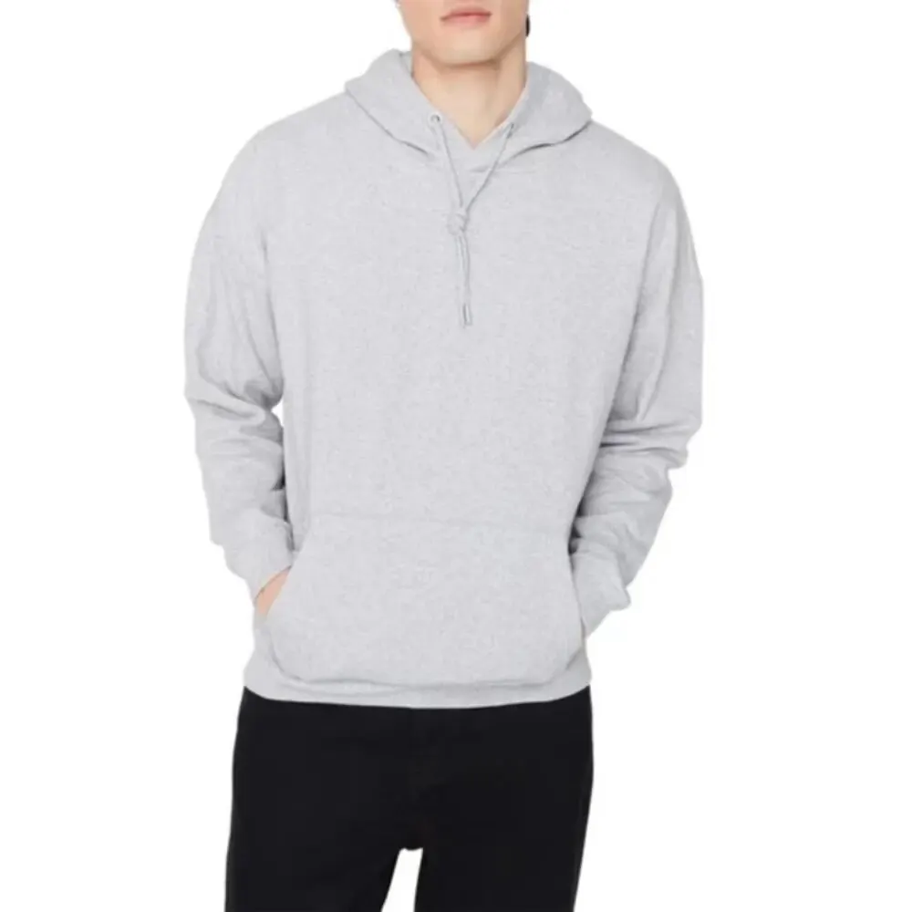 Men\'s Basic Pullover Hoodie Solid Color Loose Fit Ultra Soft Hooded Sweatshirt With Pockets